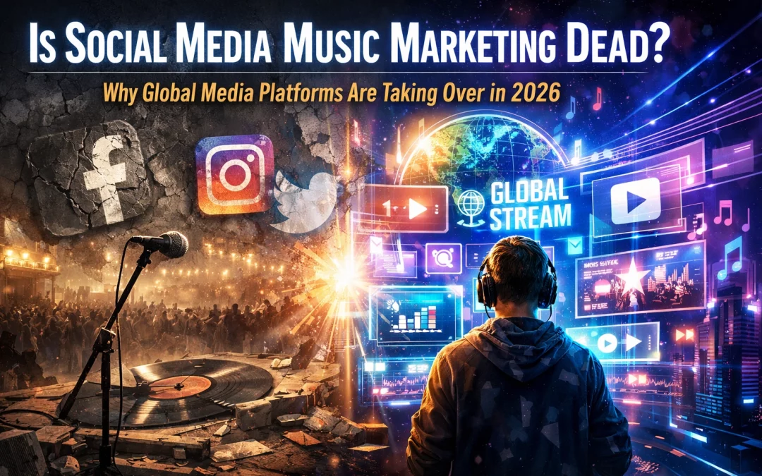Is Social Media Music Marketing Dead? Why Global Media Platforms Are Taking Over in 2026