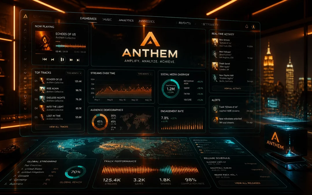 The Future of Music Management: Meet Anthem, Your AI-Powered Label Team